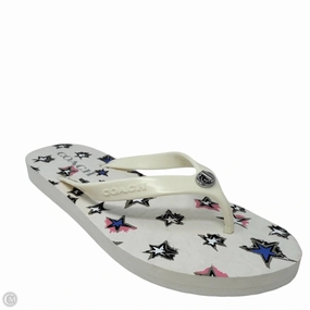 Non Slip Standing Workers Abigail Sandals Designer By Coach In Multi-colored, Size: 7