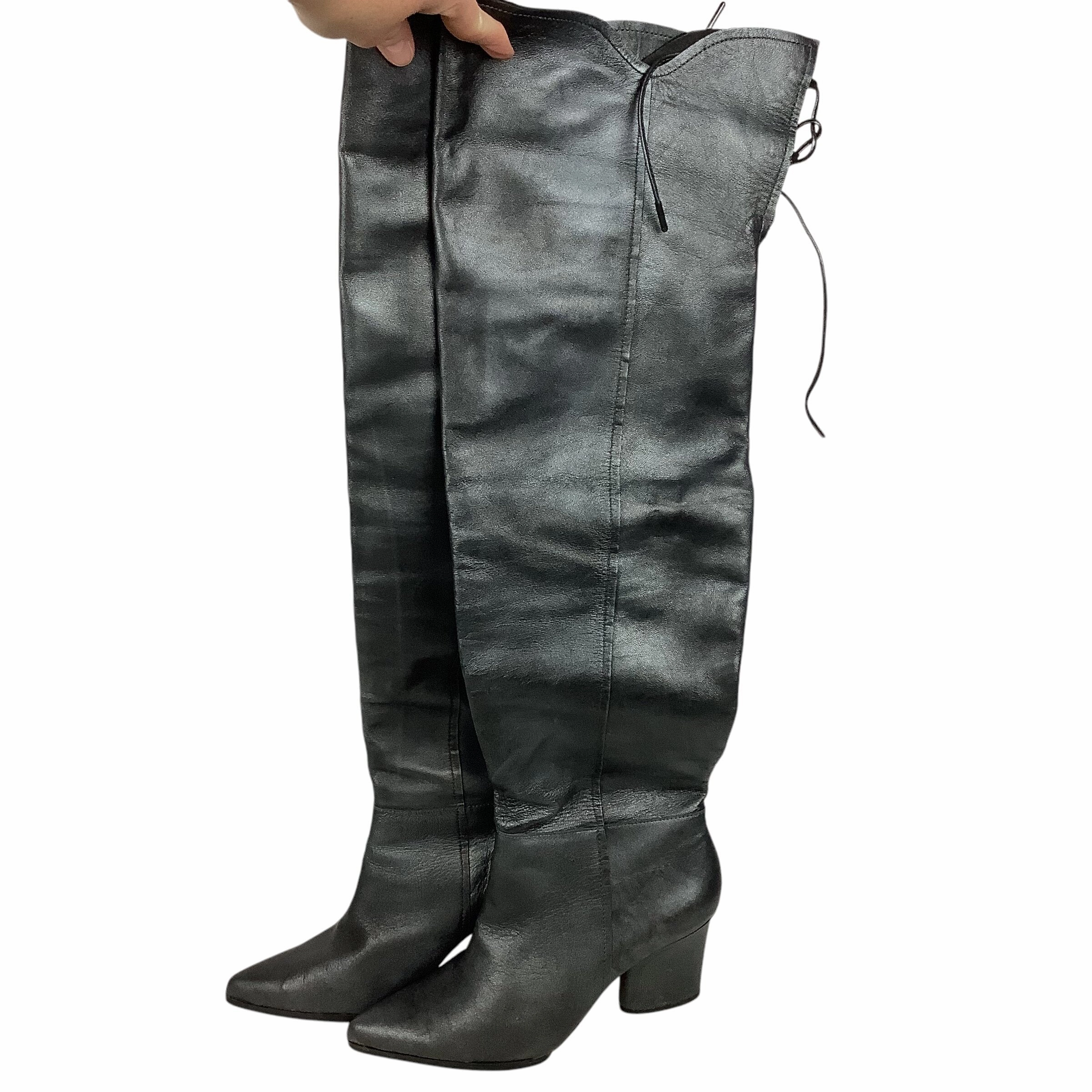 Boots Knee Heels By Donald Pliner  Size: 9 Breathable Comfort Seeker Heat   Resistant