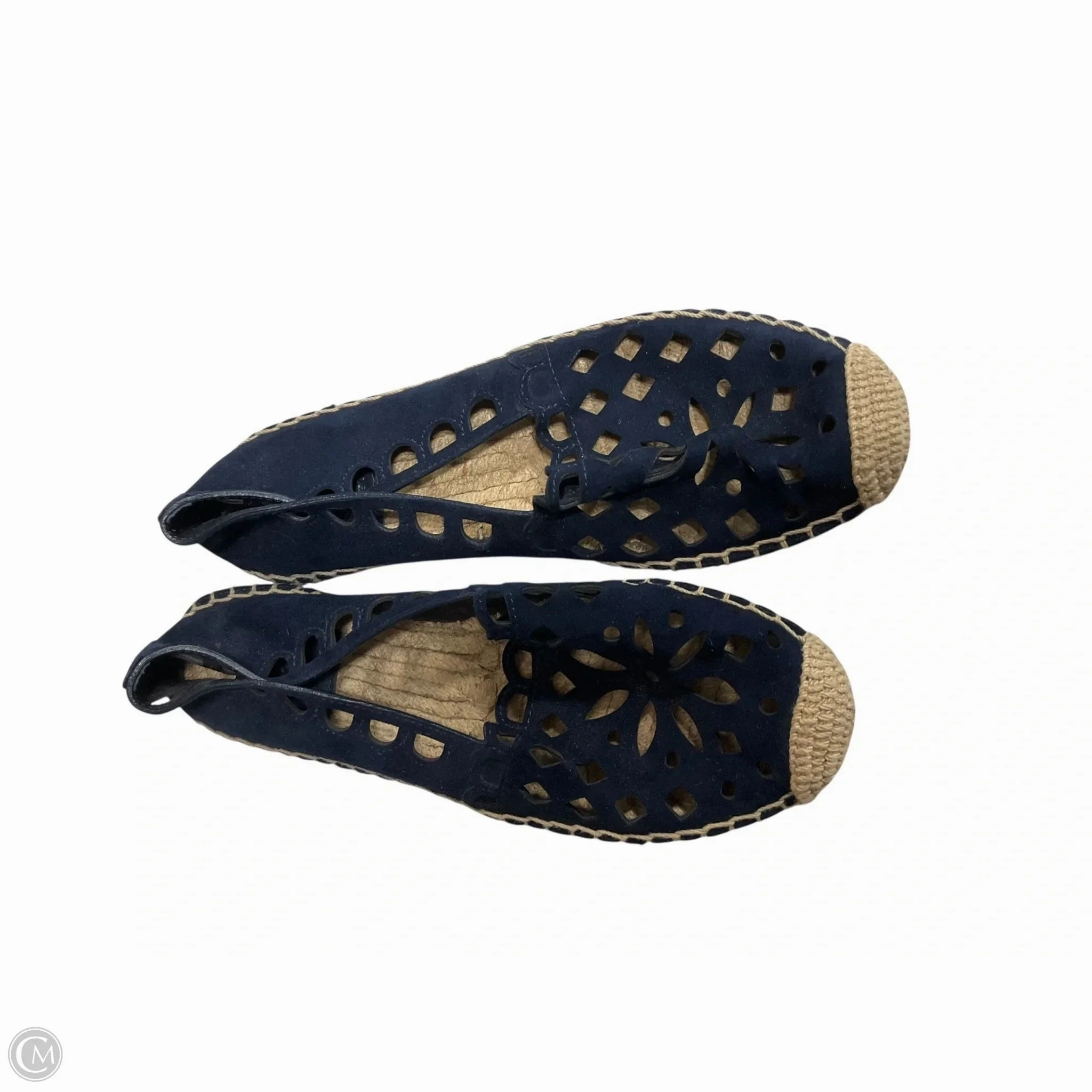 Peak Step Anti Odor Treatment Shoes Designer By Tory Burch In Navy, Size: 6