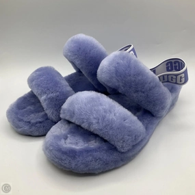 Sweat Resistant Comfort Seekers Slippers Designer By Ugg In Purple, Size: 8