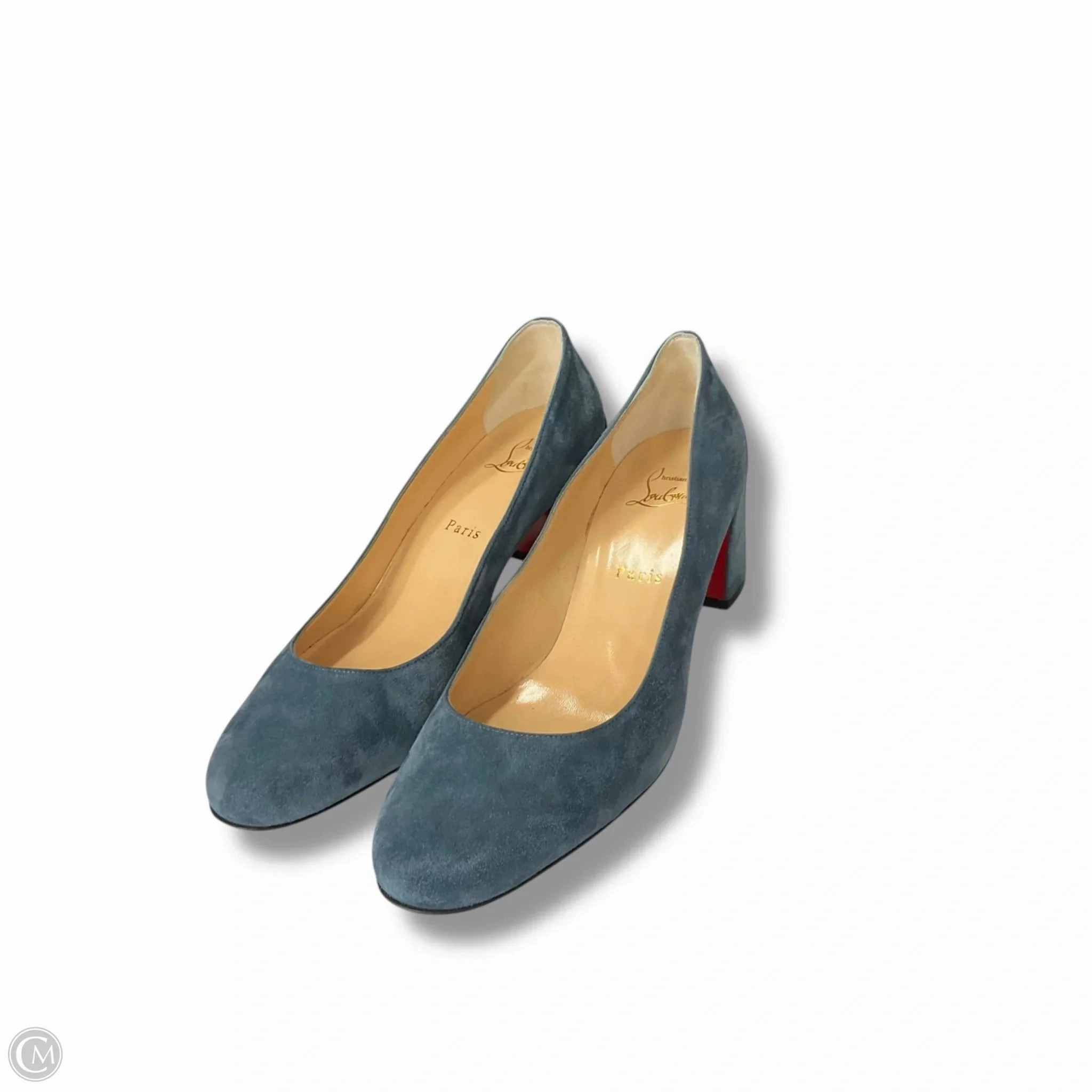 Shoes Luxury Designer By Christian Louboutin In Blue, Size: 8.5 Supportive Core Fitness Training Hot Pick