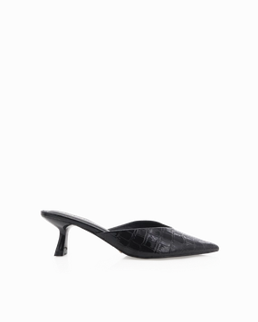 ADELE - BLACK PATENT CROC Grand Gala Water Guard