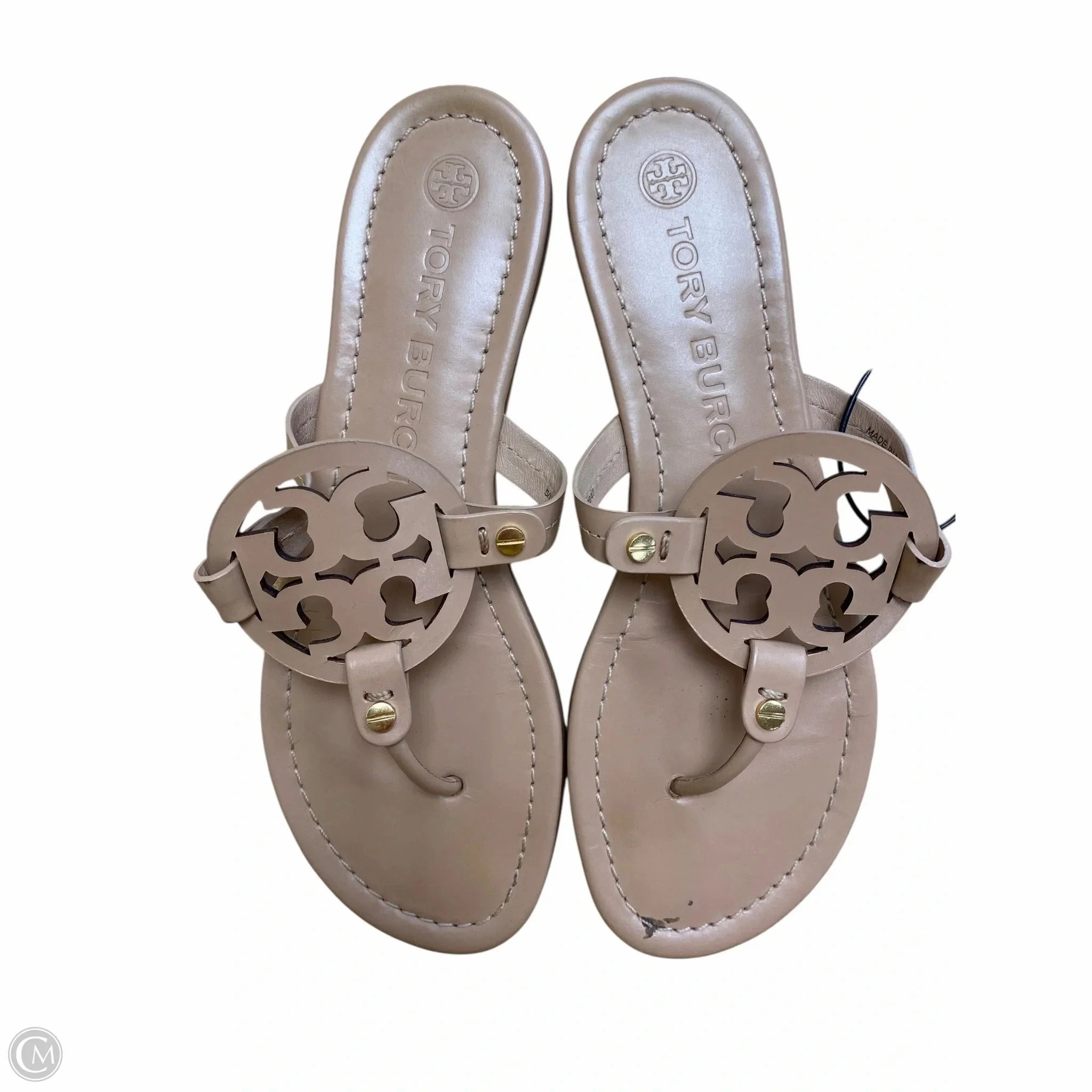 Sandals Designer By Tory Burch In Tan, Size: 8 spring fresh Dual Density Foam Layers