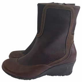 Boots Western By Merrell In Brown, Size:9 Move Free