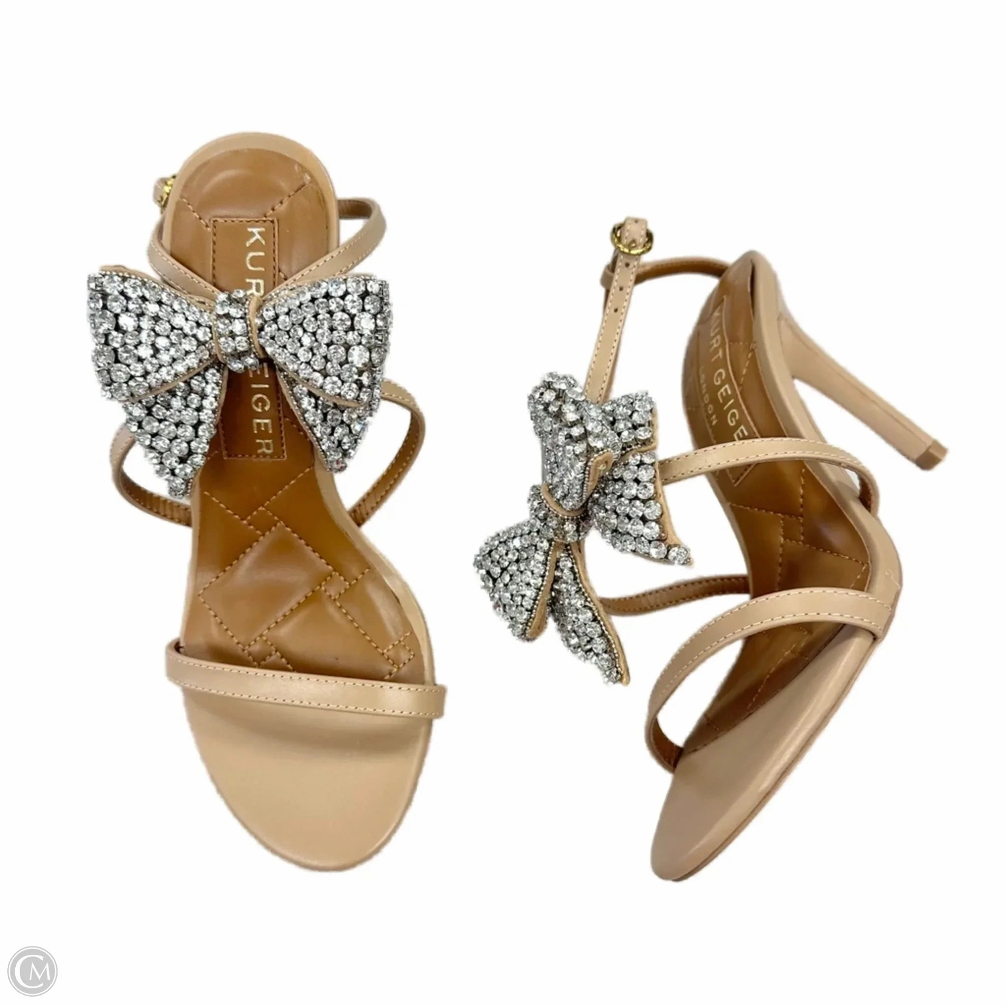 Sandals Designer By Kurt Geiger In Tan, Size: 5.5 Star Edge