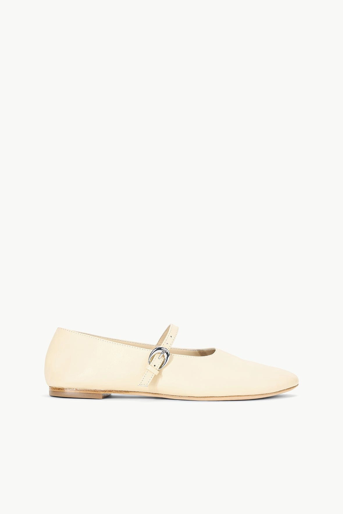 ALBA MARY JANE BALLET FLAT | CREAM Zip Up Anti Fatigue Footbed