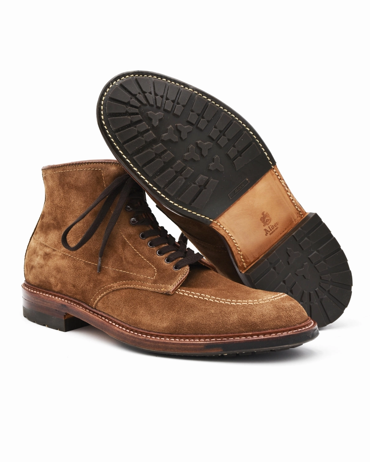 Night Glow Alden 4011HC Indy Boot Snuff Suede with Commando Sole