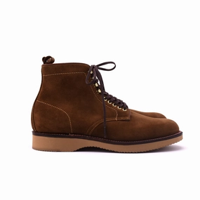 High Rebound Midsole Foam Alden D1867H Snuff Suede Plain Toe Boot