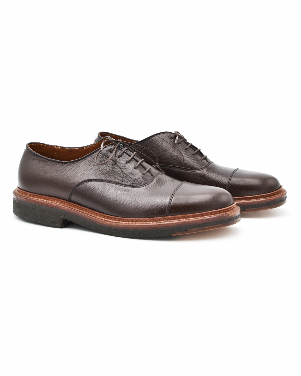 Alden D2330 Dark Brown Alpine Grain Cap Toe Oxford Anti Odor Mid Top