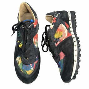 Shoes Luxury Designer By Valentino-garavani In Tropical Print, Size: 11 Sky View Spanish Bold