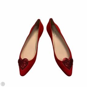 Shoes Designer By Kate Spade In Red, Size: 6.5 Comfort Run Stretchable Collar Design