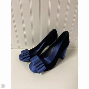 Shoes Designer By Tory Burch In Blue, Size: 9 Strap Mode