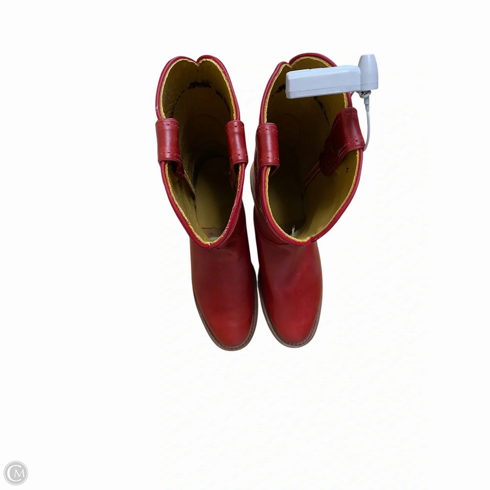 Feather Light Nature Lover Boots Western By Justin In Red, Size: 6