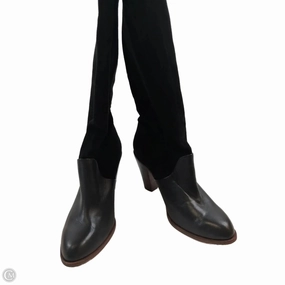 Mud Resistant Rainy Days Storm Proof Boots Knee Heels By Splendid In Black, Size: 10