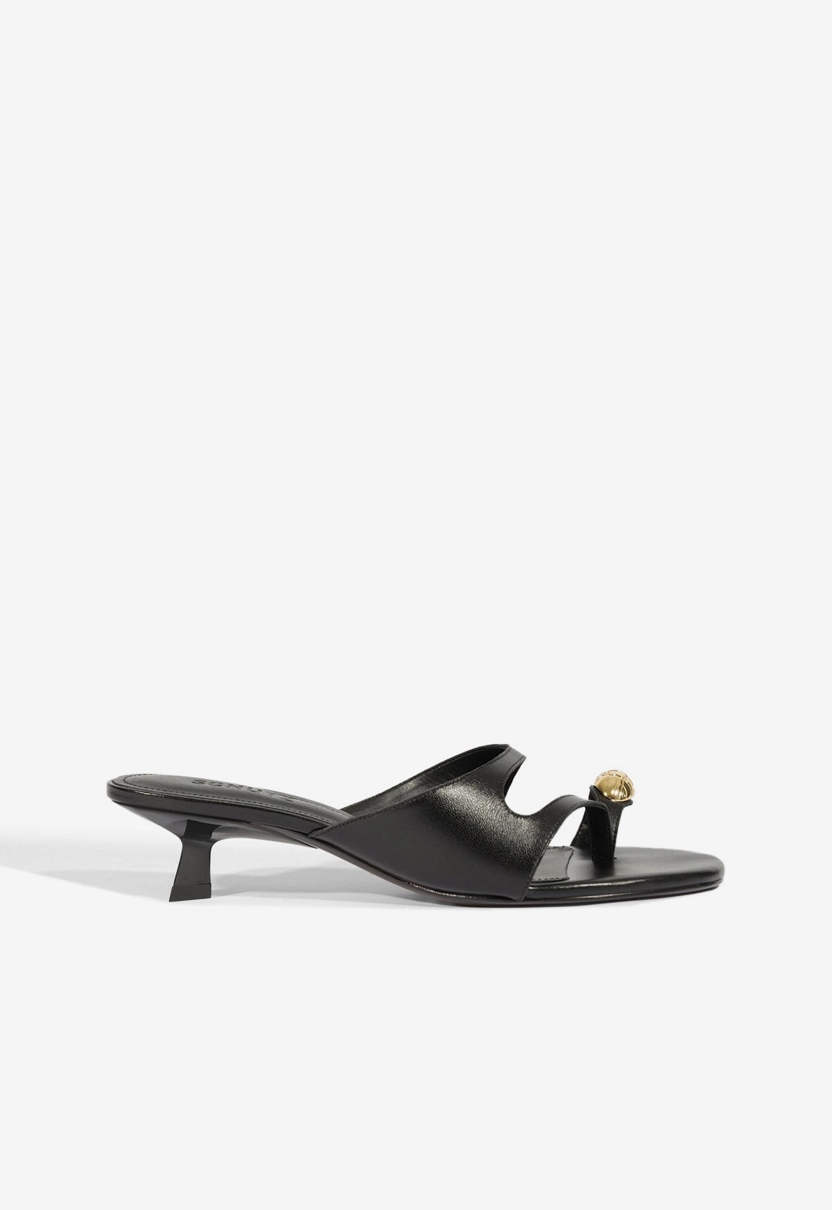 Elliote Leather Sandal On Foot