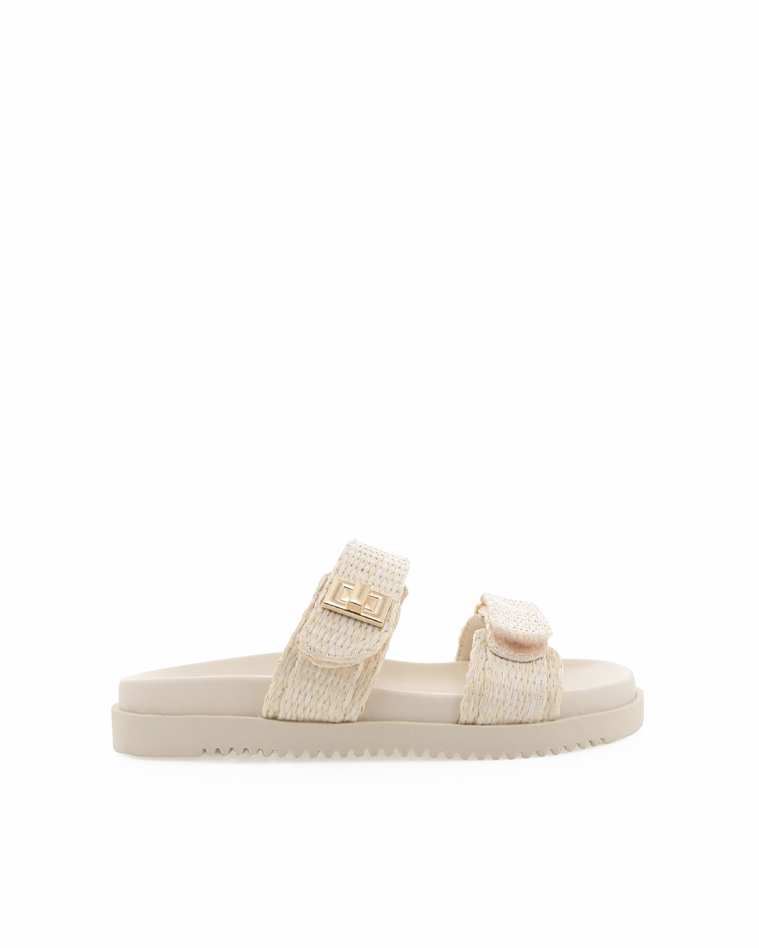 Dance Night AMYLEE WIDE FIT - NATURAL RAFFIA