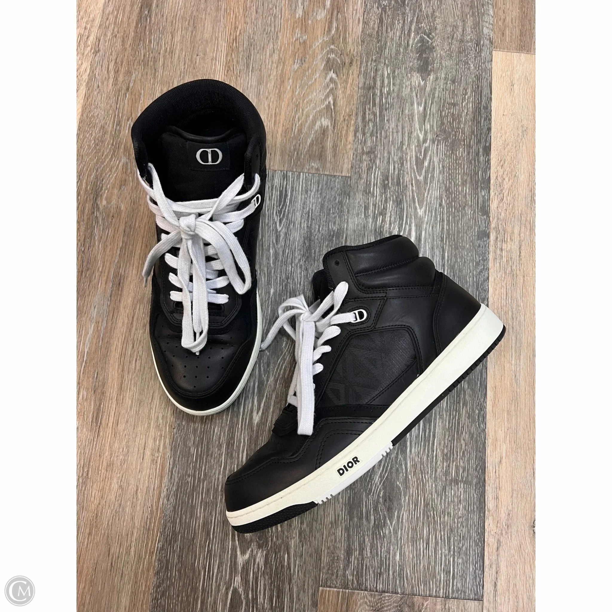 Mesh Cool Shoes Luxury Designer By Dior In Black & White, Size: 12 (men??s 10)