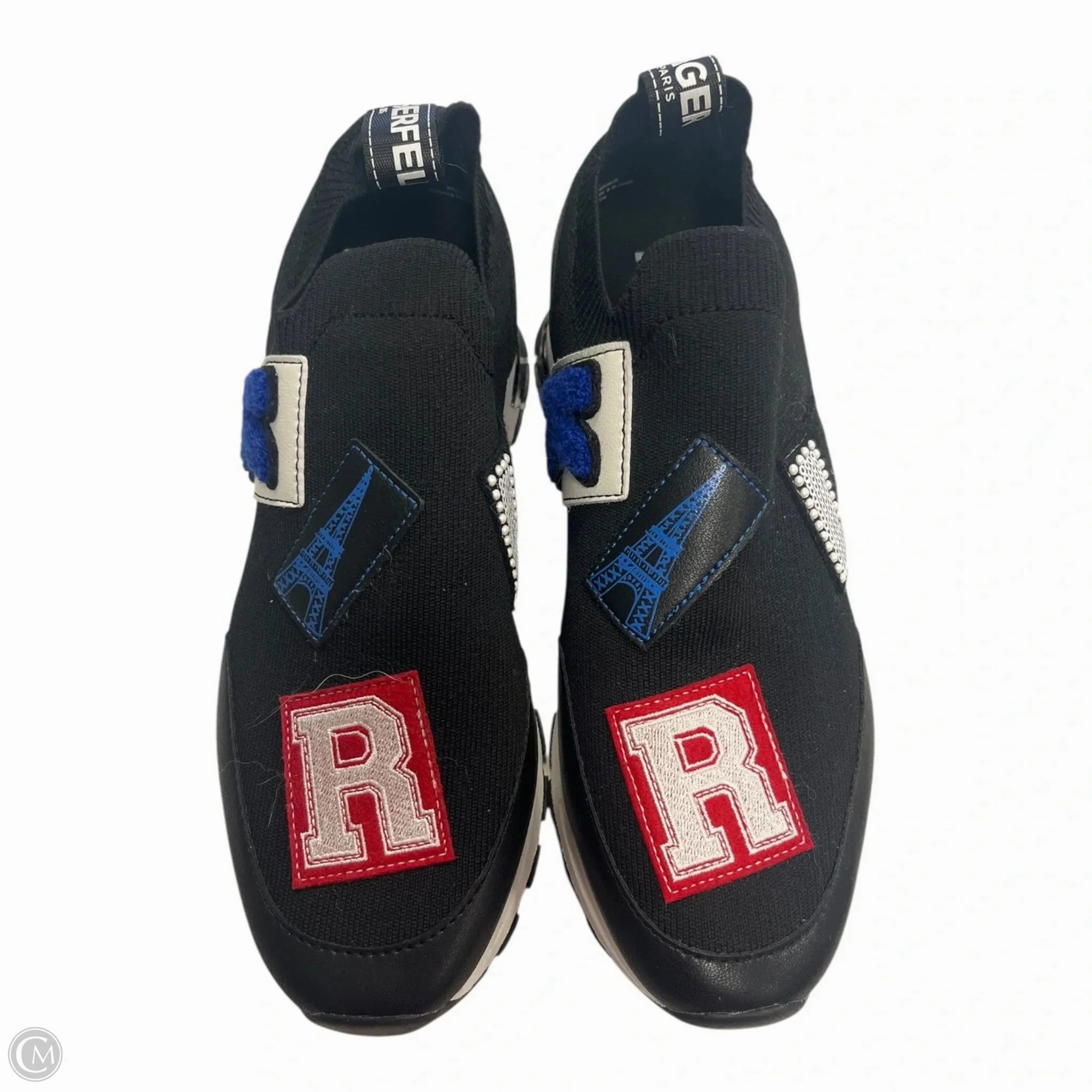 Comfort Bend Family Time Shoes Designer By Karl Lagerfeld In Black, Size: 8