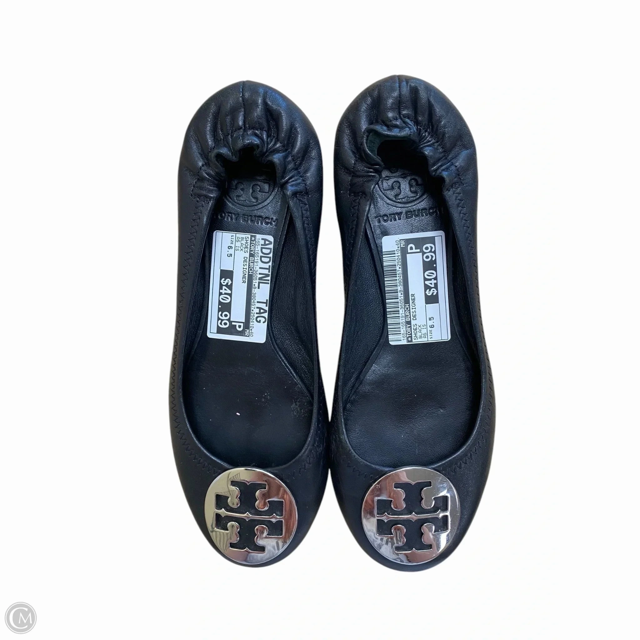 Shoes Designer By Tory Burch In Black, Size: 6.5 Power Grip