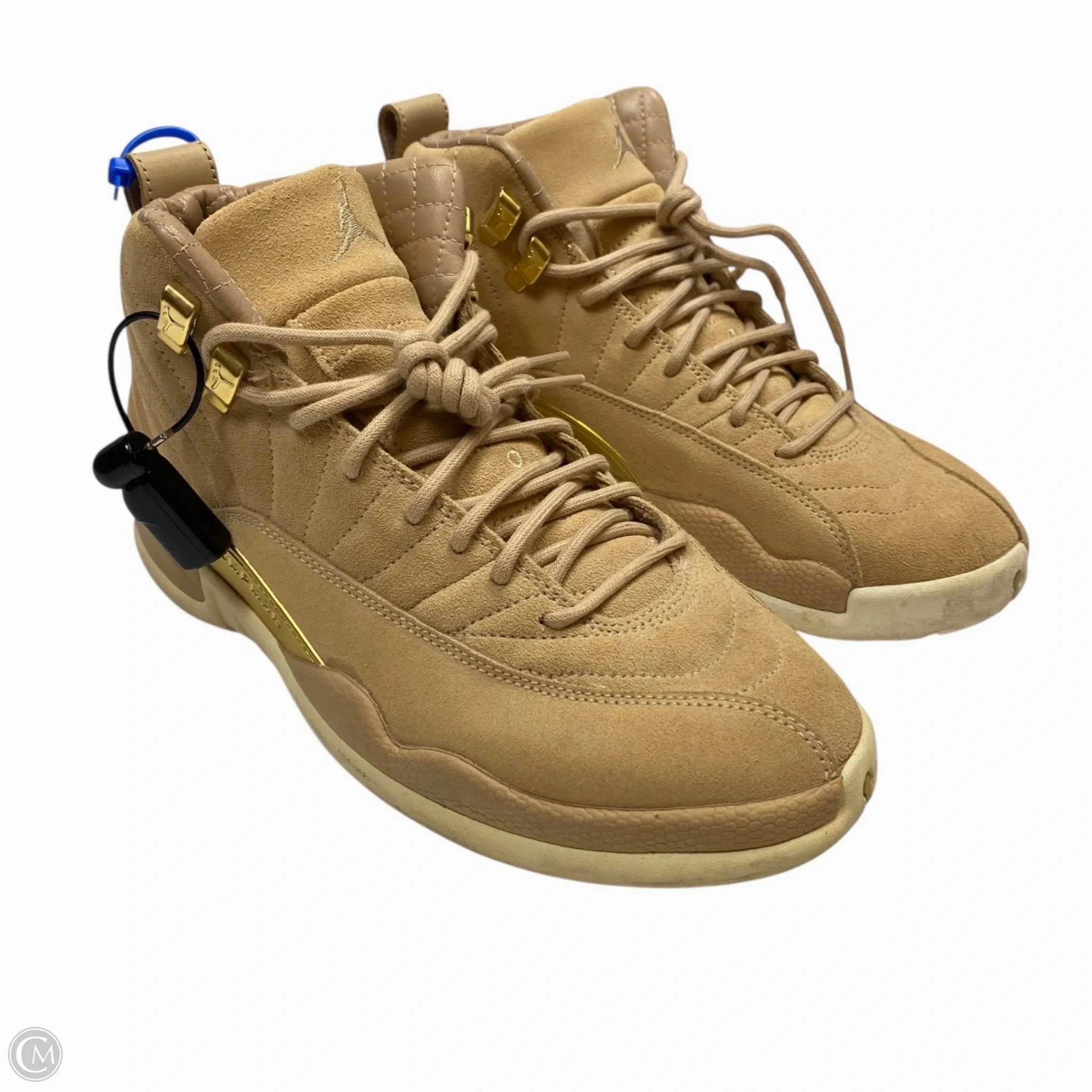 Pool Time Comfort Stand Shoes Luxury Designer By Jordan In Tan, Size: 8