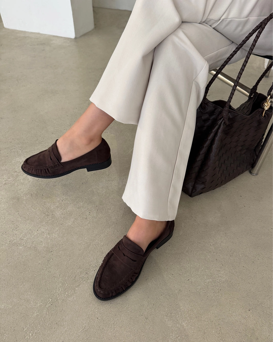 Sun Safe ZACCAI - DARK CACAO SUEDE