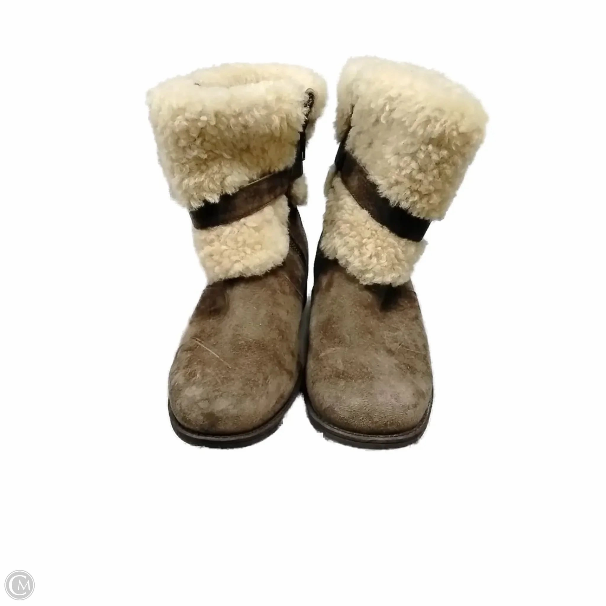 Wind Block Boots Snow By  Designer Ugg In Brown, Size: 6.5