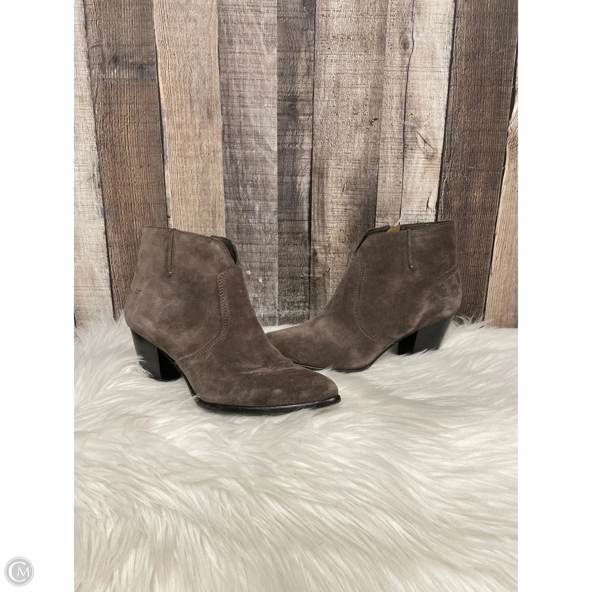 Cactus Cool Boots Designer By Frye In Taupe, Size: 8