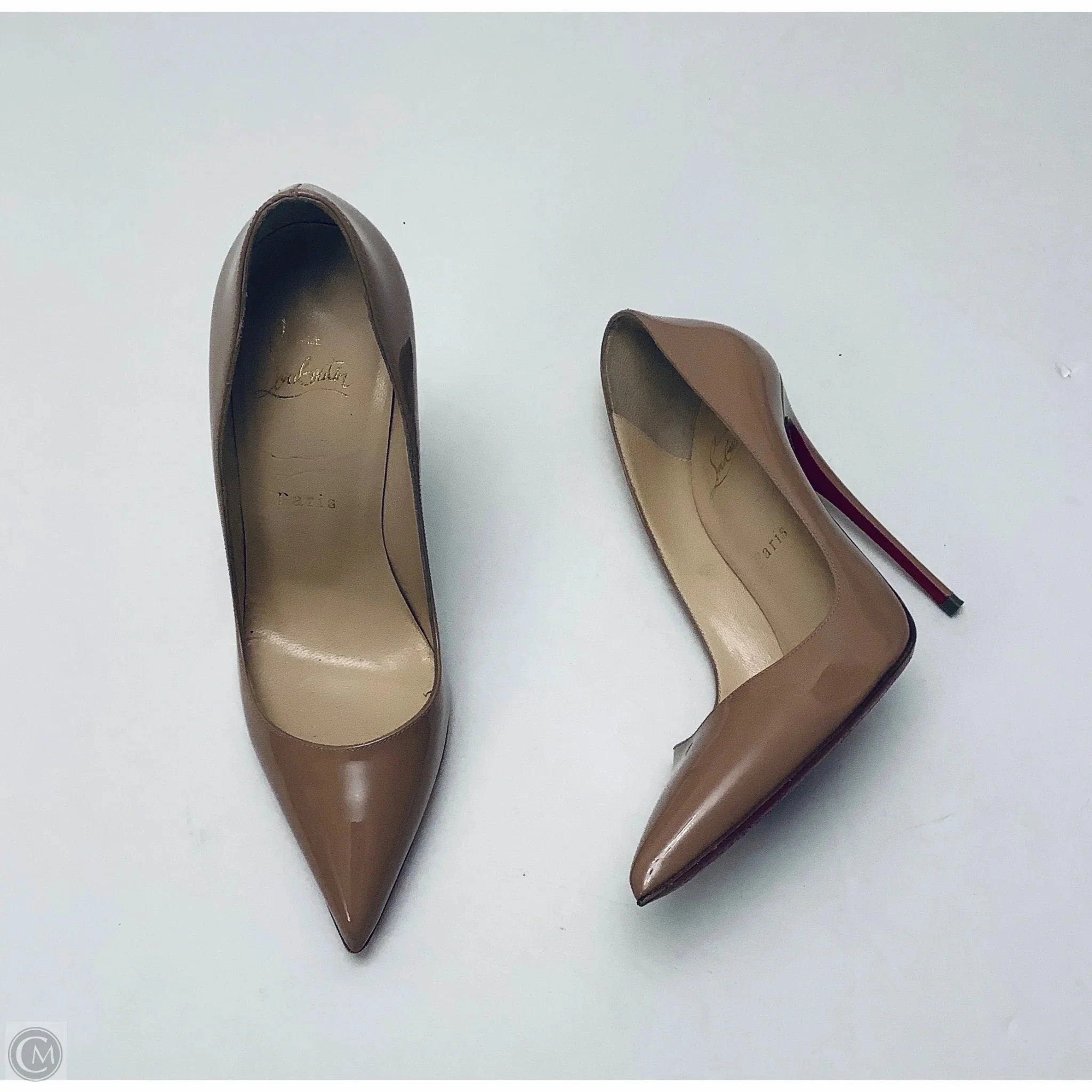 Shoes Luxury Designer By Christian Louboutin In Tan, Size: 7 Quick Dry Technology Everyday