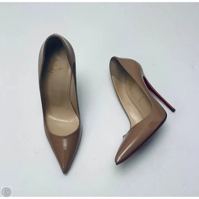 Shoes Luxury Designer By Christian Louboutin In Tan, Size: 7 Quick Dry Technology Everyday