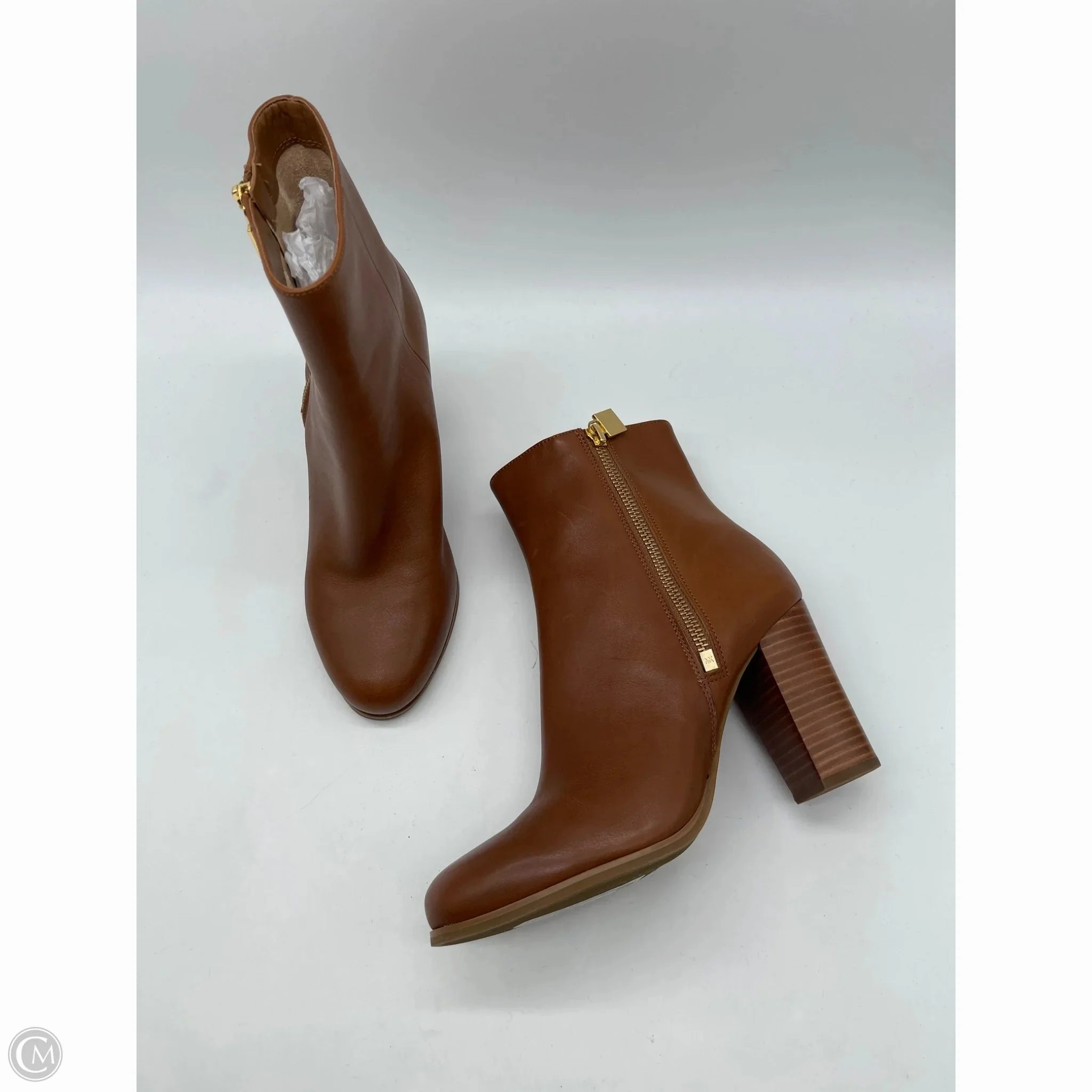 Boots Designer By Michael Kors In Tan, Size: 7 Ice Guard