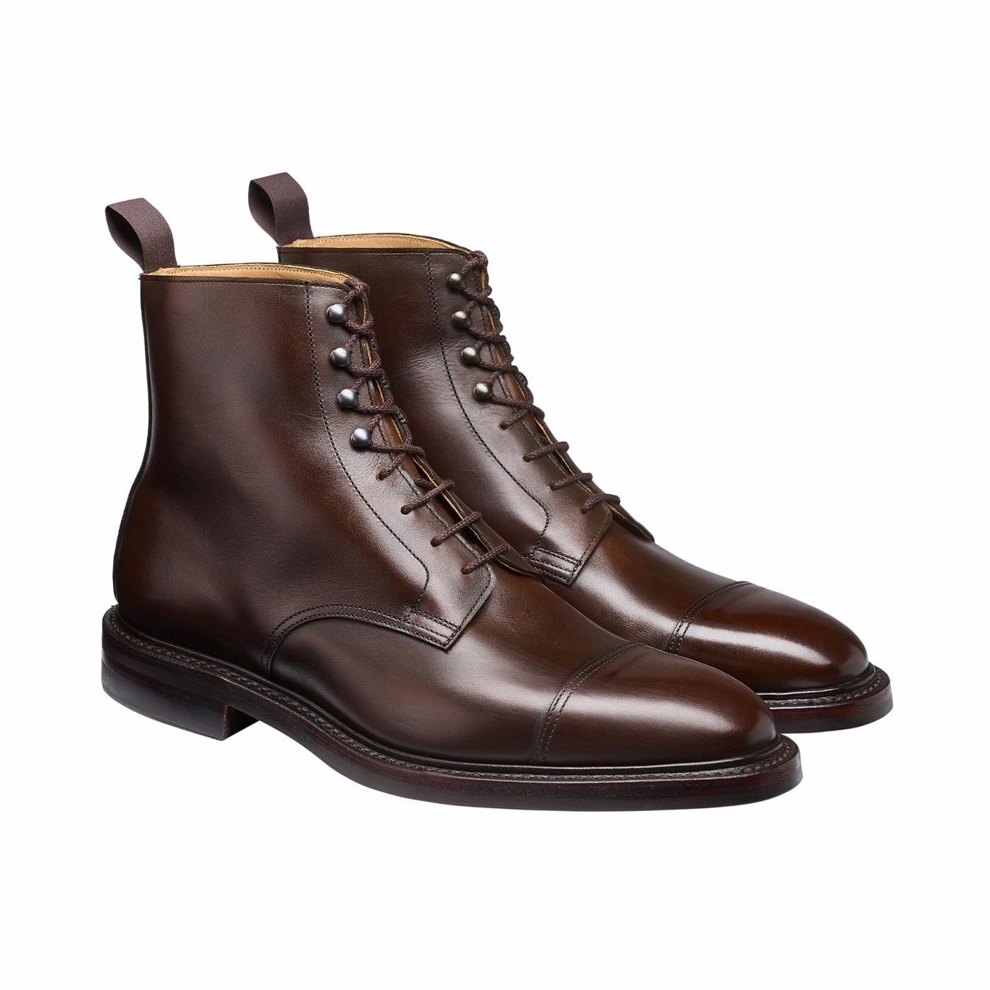 Argyll Dark Brown Wax Calf Soft Insole High Quality Leather