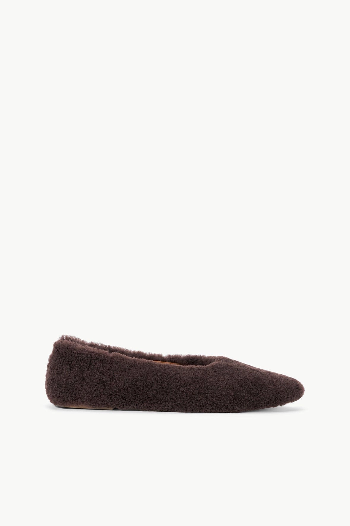 Dive Gear ALBA BALLET FLAT | ESPRESSO SHEARLING