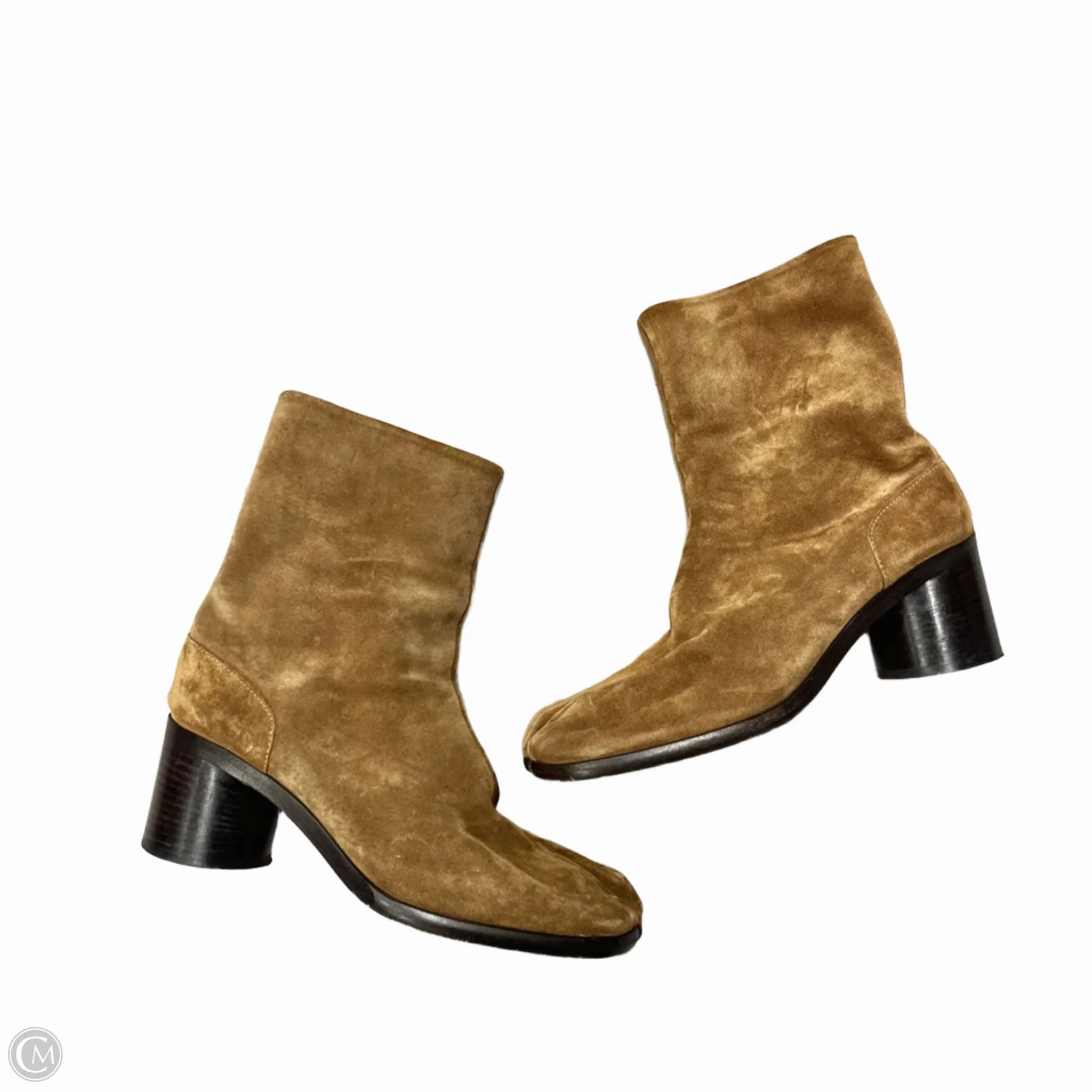 Dad Style Boots Designer By Maison Margiela In Brown, Size: 8.5