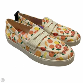Color Mix Shoes Designer By Cole-haan In Cream & Orange, Size: 8