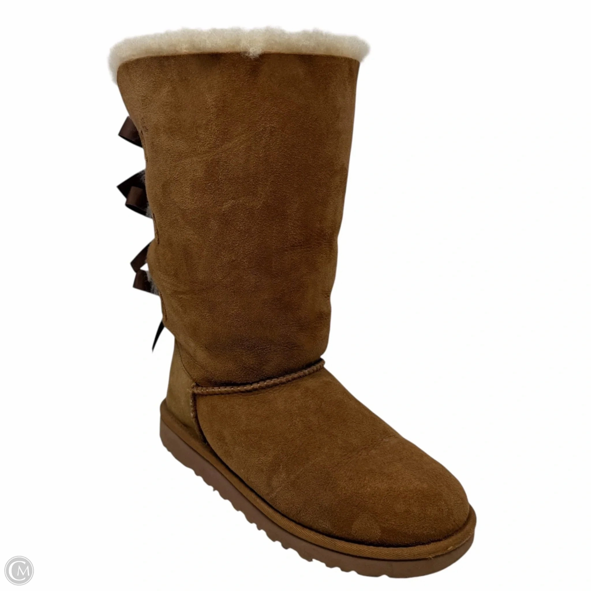 Bailey Bow Tall Boots Designer By Ugg In Tan, Size: 6 Soul Walk