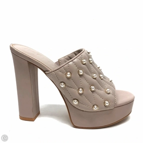 Sandals Designer By Karl Lagerfeld In Beige, Size: 6 ventilation channels Lace Up