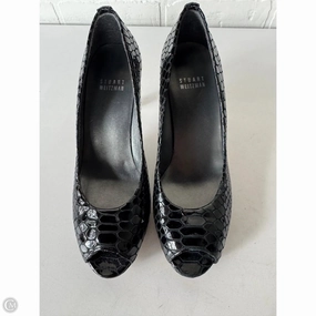 Sandals Designer By Stuart Weitzman In Black, Size: 6 Red Glow