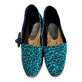 Shoes Luxury Designer By Yves Saint Laurent In Animal Print, Size:7 Cushioned heel