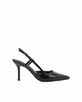 BETHANY - BLACK PATENT Polished Glamour
