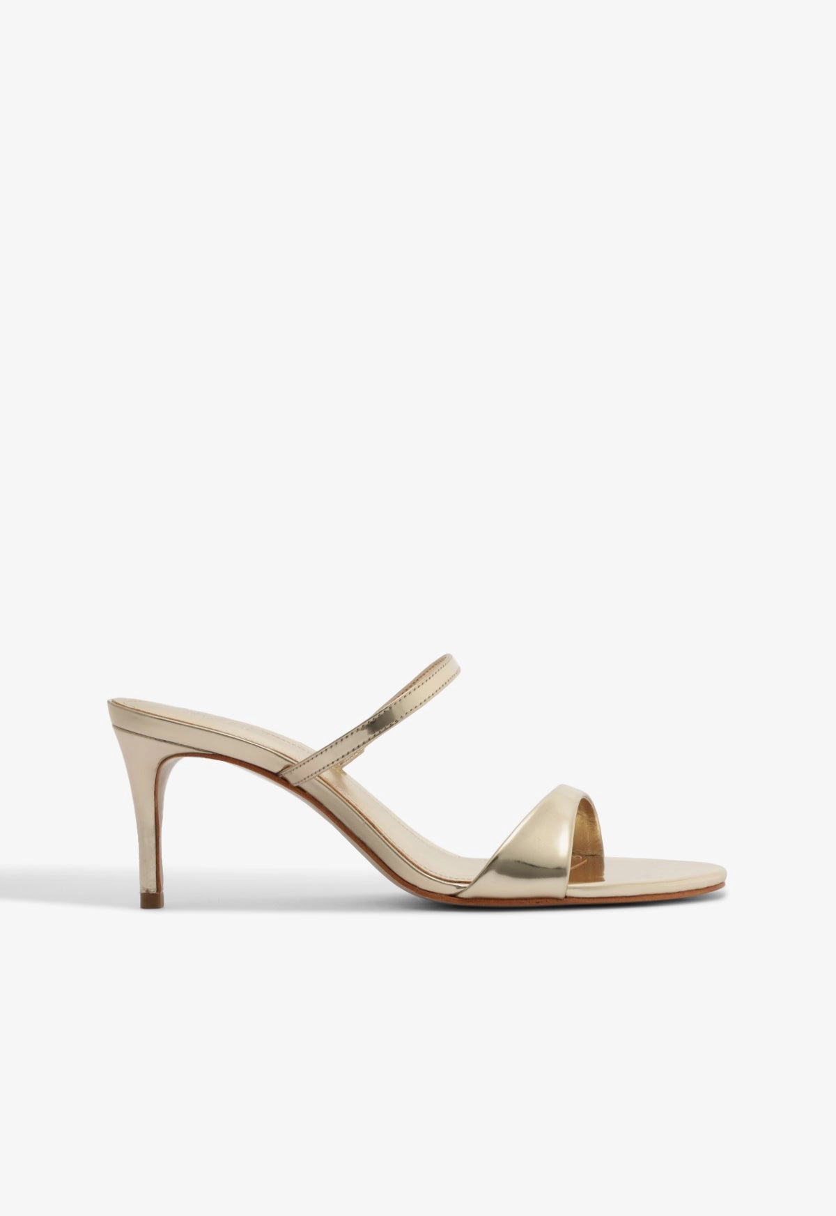 Airflow Optimized Design Jessica Mid Mule Metallic Sandal