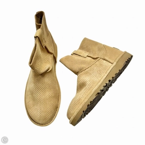Boots Designer By Ugg In Tan, Size: 7 Natural Fiber Lining Moisture Wicking Lining