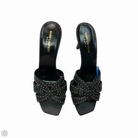 Shoes Luxury Designer By Yves Saint Laurent In Black, Size: 8.5 Seamless Inner Sleeve School Style