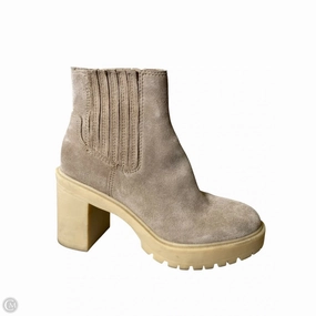 Weekend Wear Boots Ankle Heels By Dolce Vita In Beige, Size: 9