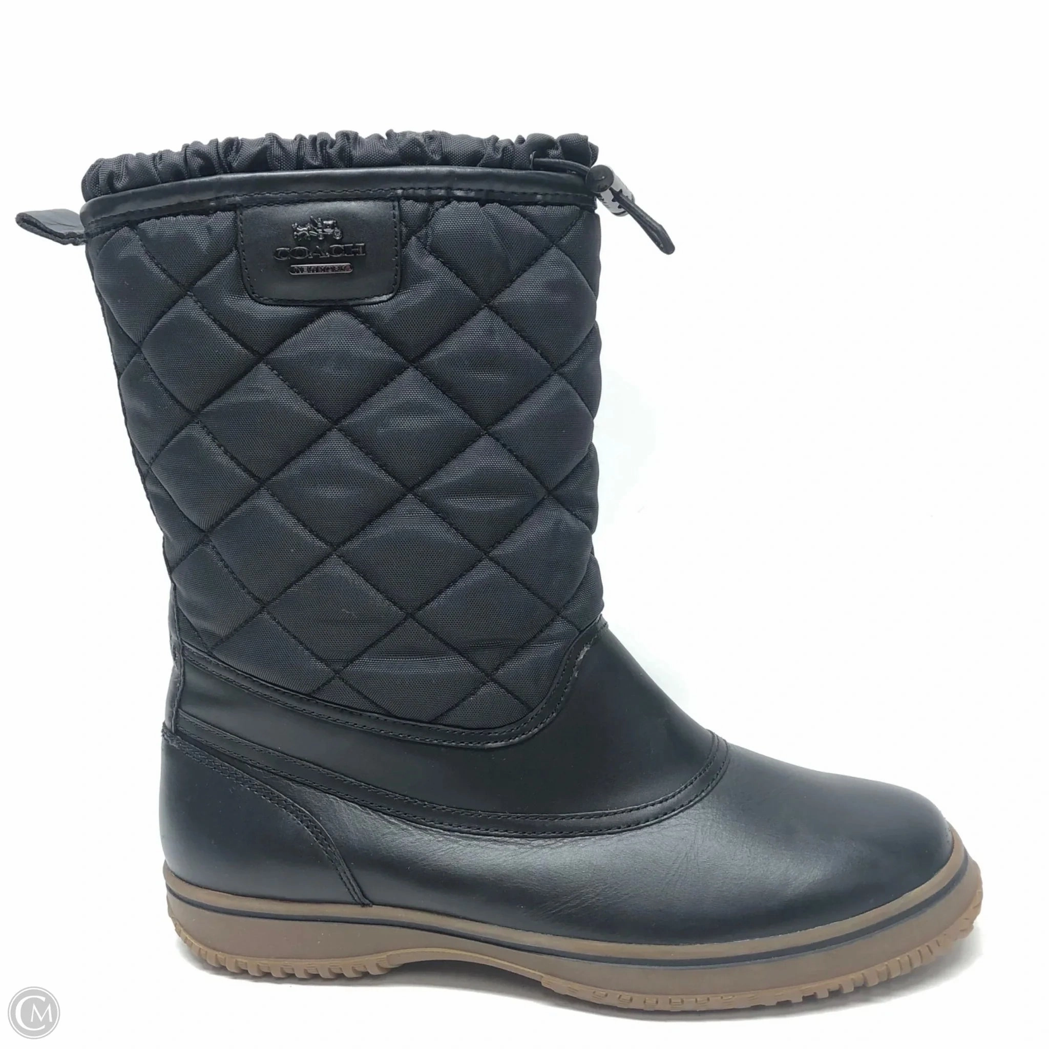 Boots Designer By Coach In Black, Size: 10 Core Support Ventilation Ports