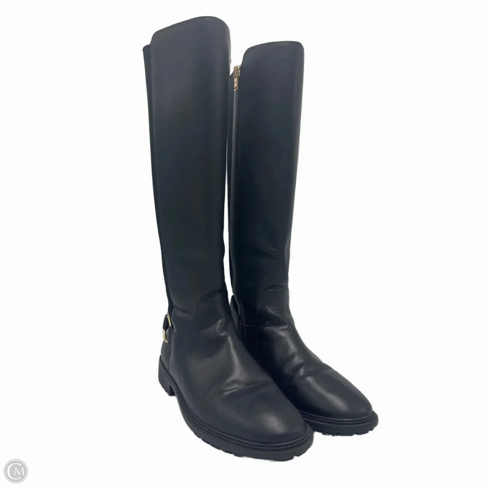 Kind Glow Year long Boots Designer By Coach In Black, Size: 8