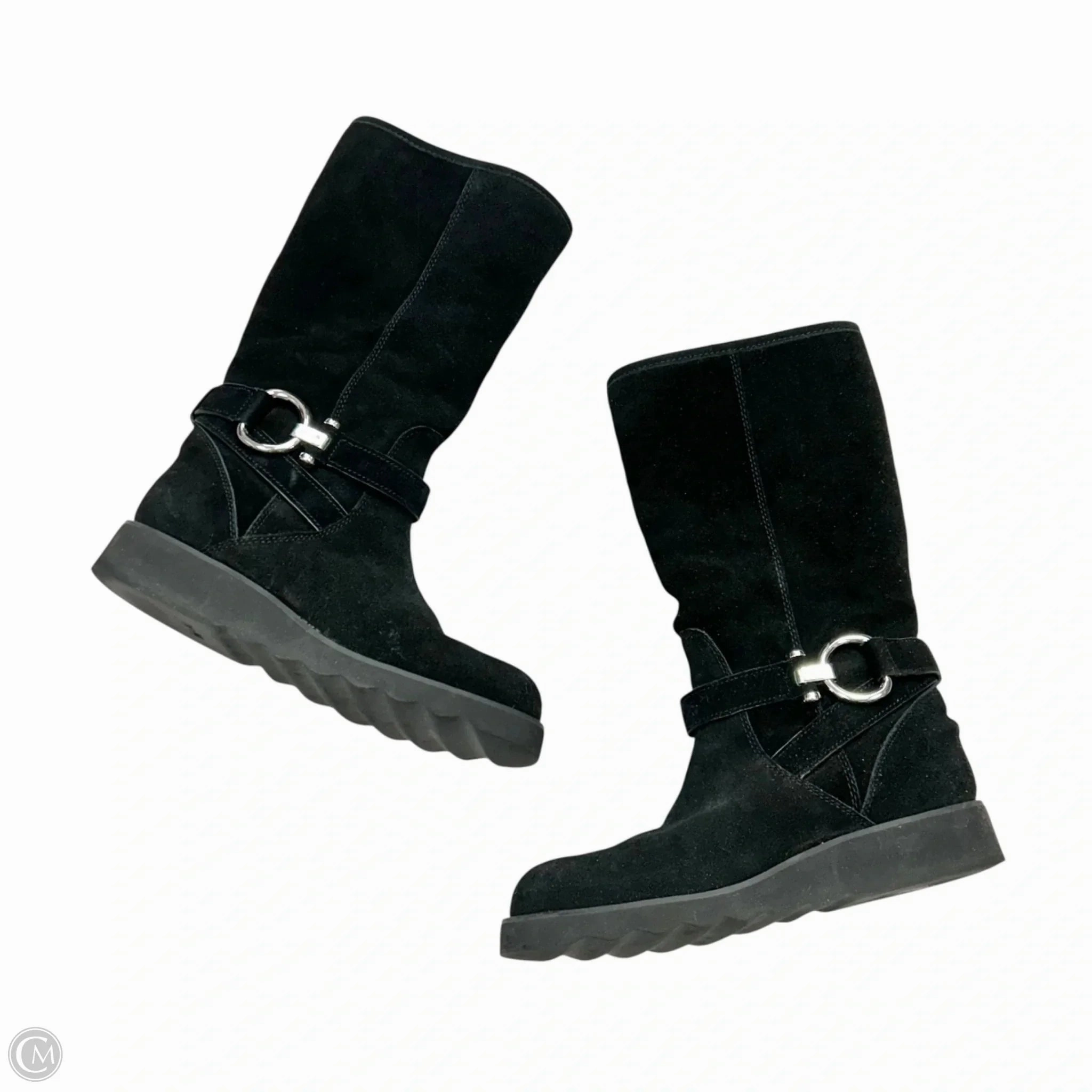 Joy Mood Ultra Light Cushioning Boots Designer By Coach In Black, Size: 9