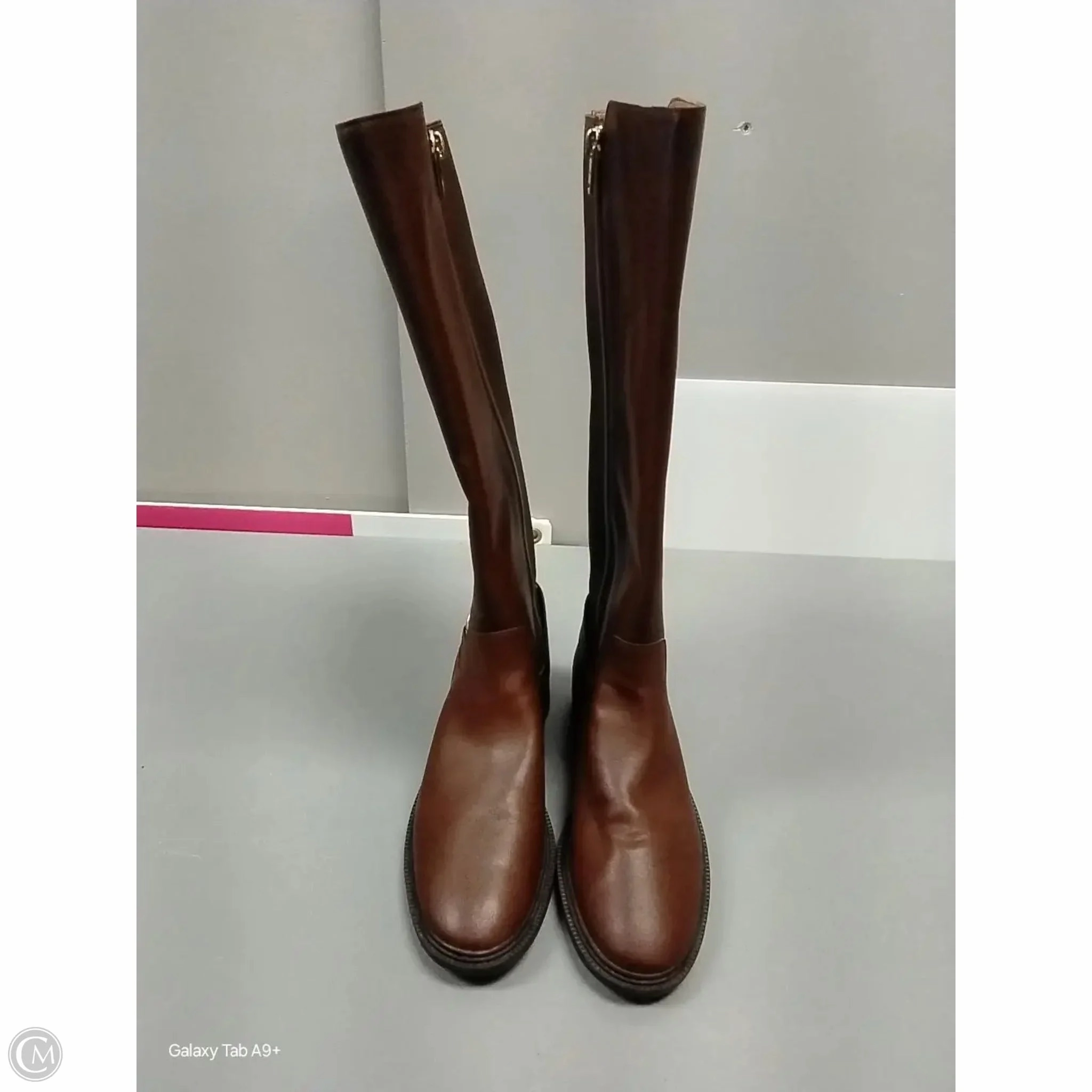 Match All Boots Designer By Coach In Brown, Size: 7