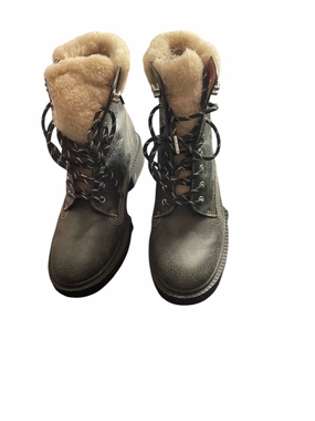 Boots Designer By Coach In Grey, Size: 7 Dry Fast