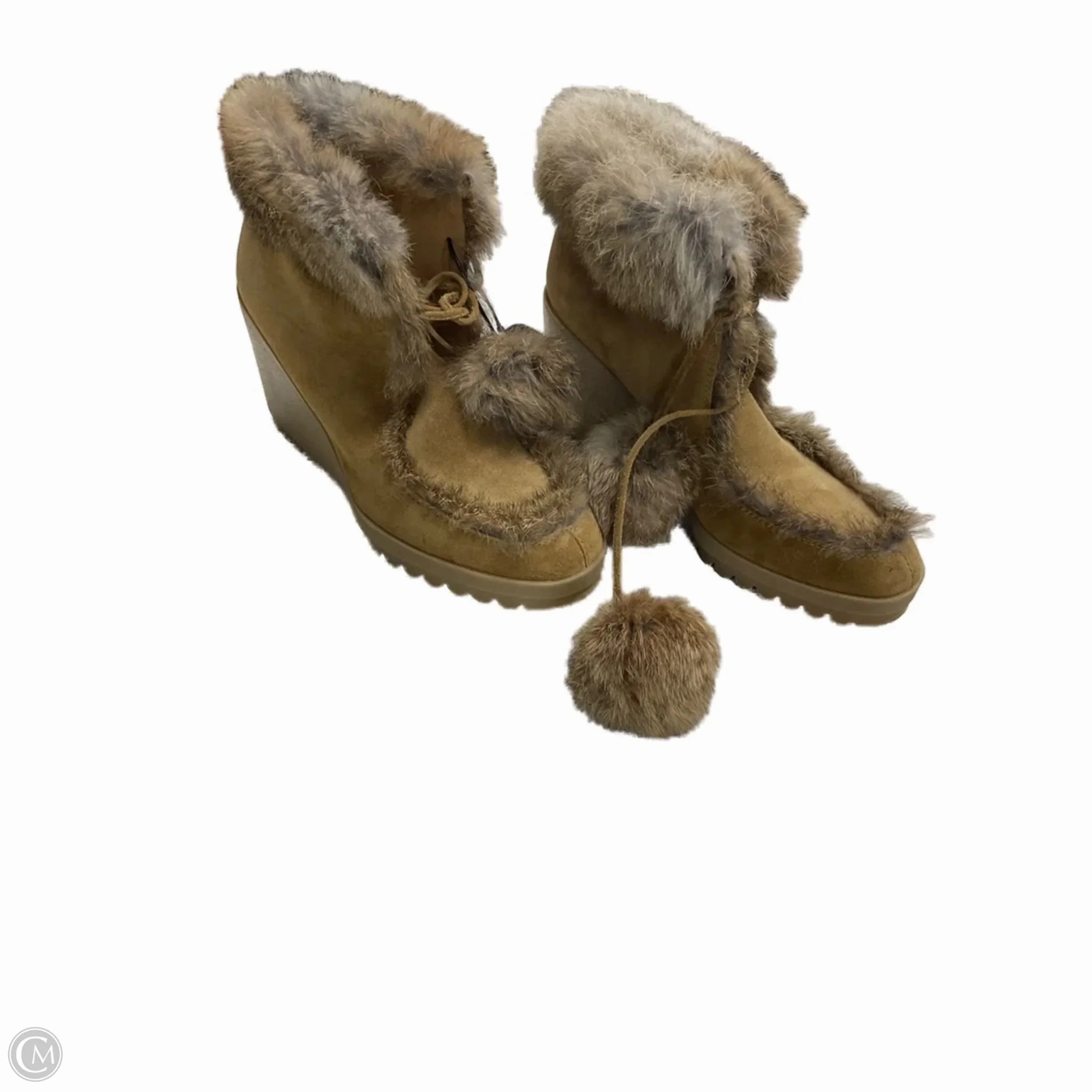 Anti Odor Rebound Technology Boots Designer By Coach In Tan, Size: 8