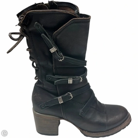 Boots Designer By Freebird In Brown, Size: 8 All Day Rainy Day